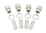 Wheel Studs with Chrome Nuts, 14mm-1.5 to 1/2-20 (for mag wheels)