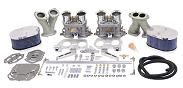 Dual Empi 40 HPMX Kit w/ Billet Aluminum Air Cleaners for Type 1