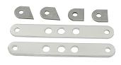 Empi Spring Plate Retainers, Chrome, Kit