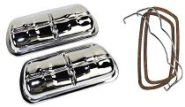 Valves Covers With Bails- Chrome (set)