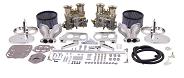 Dual Weber 44 IDF Kit w/ Chrome Air Cleaners for Type 1
