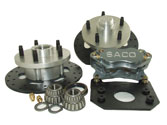 Type 2 Disc Brake Kit, 64-67 - Front (Four Piston) for Porsche Wheels