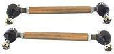 1" Chromoly Tie Rods with International Ends For 6" Wider Beams W/Saco Racks