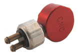 CNC Bubble Flare 3 Way W/Brake Light Switch